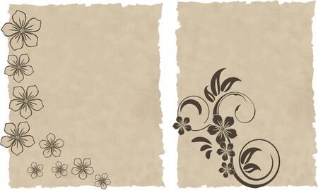 the old paper grunge backgroundのイラスト素材