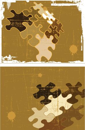 the grunge  retro abstract background setのイラスト素材