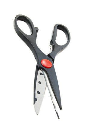 kitchen scissors isolated on white background