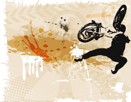 the  grunge brown background の写真素材