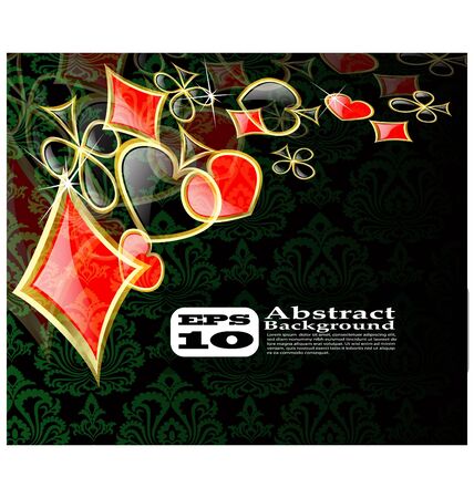 the vector abstract play card background eps 10のイラスト素材