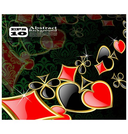 the vector abstract play card background eps 10のイラスト素材
