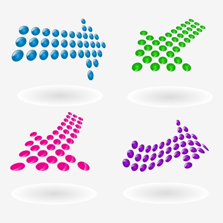 the abstract vector arrow backgroundのイラスト素材