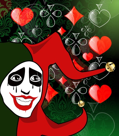 the abstract play card backgroundのイラスト素材