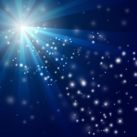Illustration of Abstract blue Light backgroundのイラスト素材