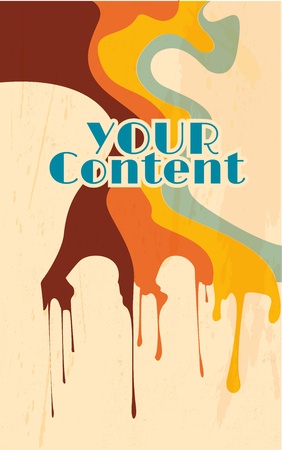 retro abstract strips background illustrationのイラスト素材