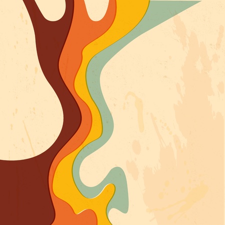 retro abstract strips background - vector illustrationのイラスト素材