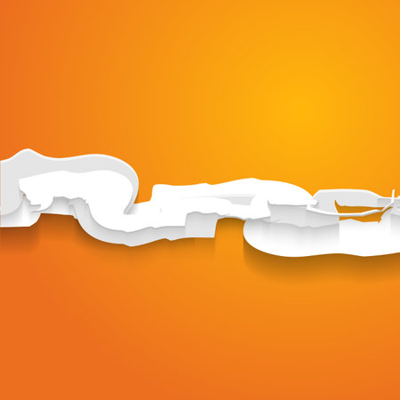Abstract business orange background illustrationのイラスト素材