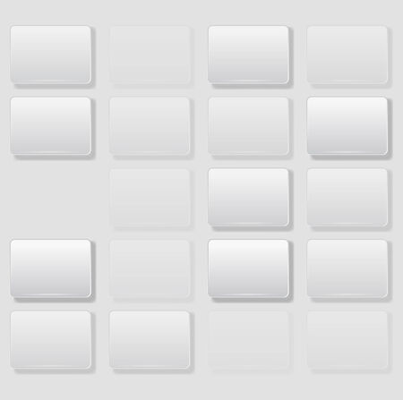 Abstract square background on white - Vector illustrationのイラスト素材