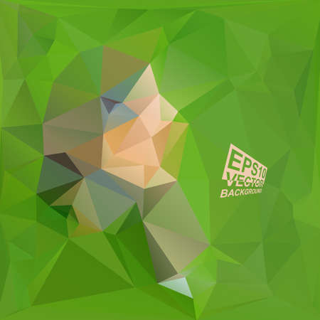 Multicolor ( Green,Orange,Yellow,Brown,Gray ) Design Templates. Geometric Triangular Abstract Modern Vector Background.のイラスト素材
