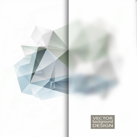 Multicolor Design Templates with Frosted Glass Insertのイラスト素材