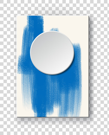 Business design templates. Brochure with Color Paint Backgrounds. Abstract Modern Vector Illustration.のイラスト素材