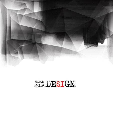 Abstract Ink Decoration. Splatter Border Design. Ink Splatter Decoration. Abstract Ink Border. Splatter Decoration Design. Vector Illustration.のイラスト素材