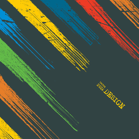 Business design templates. Artwork with Color Strip Background. Abstract Modern Decoration. Painting. Wallpaper with empty space for your text. Grunge Line design. Vector illustration.のイラスト素材