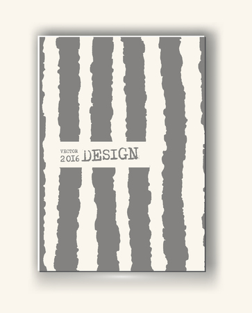 Business design templates. Abstract grunge pattern line textures. Brochure with Monochrome Strip Backgrounds. Wallpaper with empty space for your text. Vector hand drawn illustrationのイラスト素材