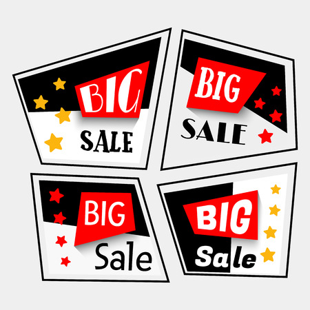 Black Friday sale set. illustrationのイラスト素材