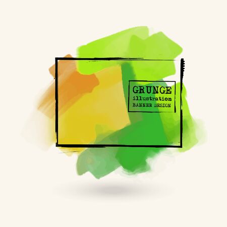 Business design templates with Color Paint Backgrounds. Abstract Modern Decoration. Vector Illustration.のイラスト素材