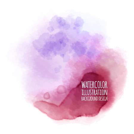 The watercolor vector background. abstract color illustration.のイラスト素材
