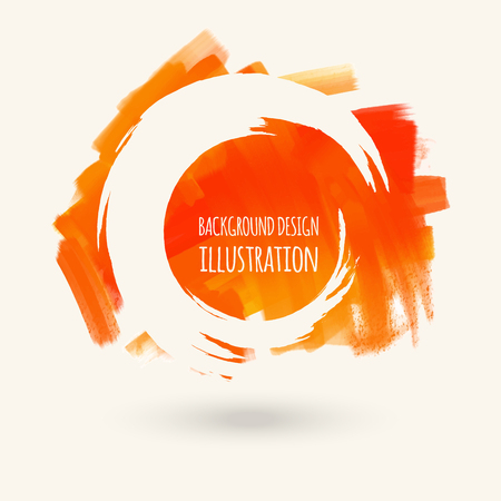 vector splats splashes and blobs of red ink paint in different shapes drips isolated on whiteのイラスト素材