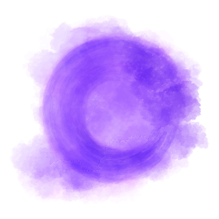 purple watercolor vector background. abstract paint illustration.のイラスト素材