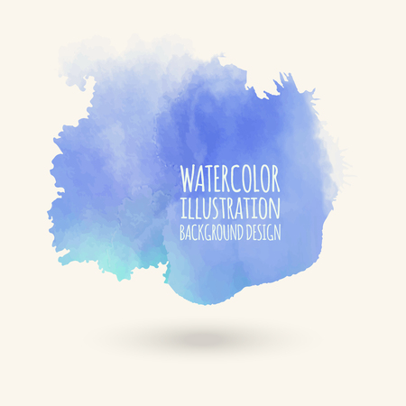 Vector blue brush strokes. Watercolor Grunge isolated elements. Smoke brushes for your design. Freehand. Ink splash. Acrylic stamp. Vector illustrationのイラスト素材