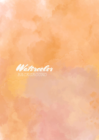 yellow orange gold watercolor background vector illustrationのイラスト素材