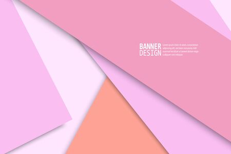 Illustration of unusual modern material design abstract background. Vector illustration.のイラスト素材