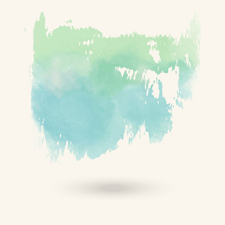 Vector color brush strokes. Watercolor Grunge isolated elements. Smoke brushes for your design. Freehand. Ink splash. Acrylic stamp.のイラスト素材