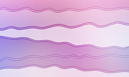 Pastel color vector abstract doodle background. Wave elegant pattern with blur gradient. The pattern can be used for wallpapers and coloring books, banner or posterのイラスト素材