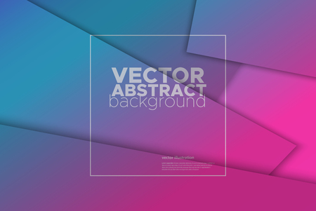 Material design blue red color. Abstract background. Vector illustrationのイラスト素材