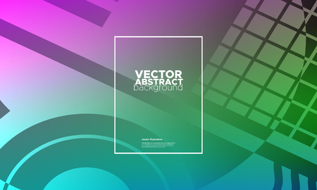 Minimal covers design. Colorful gradients background. Future geometric patterns. Abstract vector illustration.のイラスト素材