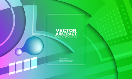 Minimal covers design. Colorful gradients background. Future geometric patterns. Abstract vector illustration.のイラスト素材