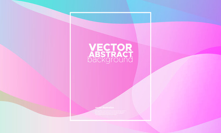Colorful geometric background. Fluid color shapes composition. Abstract vector illustration.のイラスト素材
