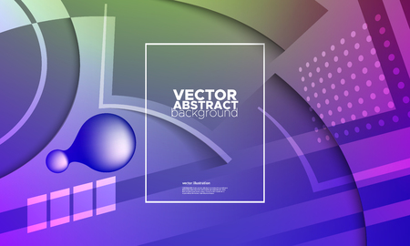 Minimal covers design. Colorful gradients background. Future geometric patterns. Abstract vector illustration.のイラスト素材