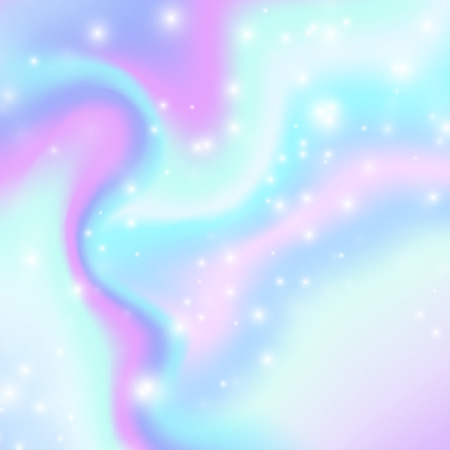 Vector blurred holographic background. Abstract magic illustration.のイラスト素材