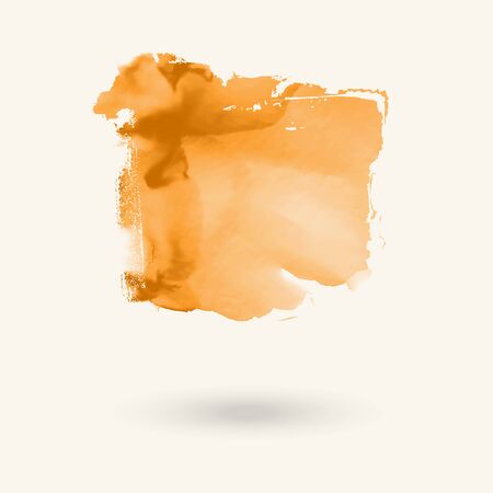 Abstract gold watercolor element for web design. Vector illustration.のイラスト素材