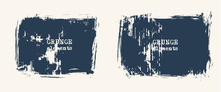 Set of grunge vector frames. Grunge background. Abstract retro background. Vintage vector backgrounds. Design elements. Texture background. Abstract shapes vector packのイラスト素材