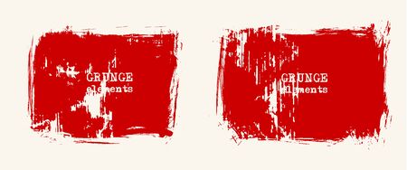 Set of grunge vector frames. Grunge background. Abstract retro background. Vintage vector backgrounds. Design elements. Texture background. Abstract shapes vector packのイラスト素材