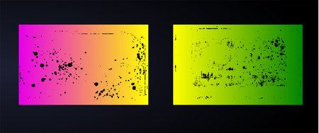 Set of grunge vector frames. Grunge background. Abstract retro background. Vintage vector...