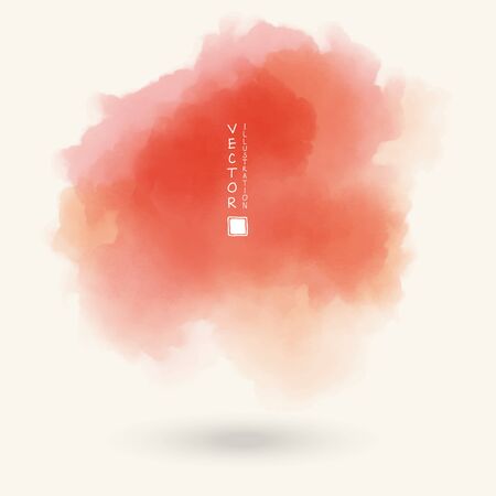 Abstract color watercolor element for web design. Vector illustration.のイラスト素材