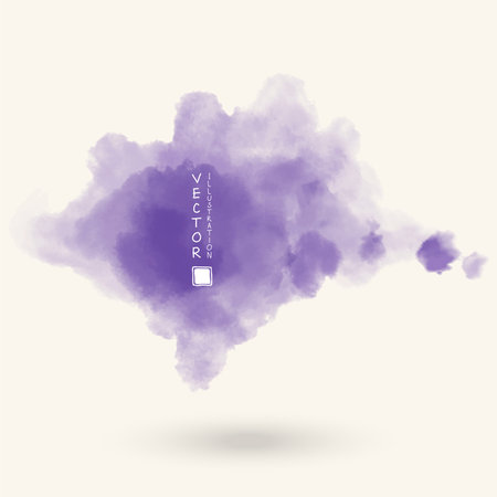 Abstract color watercolor element for web design. Vector illustration.のイラスト素材