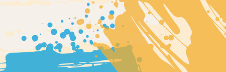 Design template. Design element. Summer background. Abstract grunge banner texture. Brush background. Simple surface pattern design. Grunge abstract pattern. Ink splatter.のイラスト素材