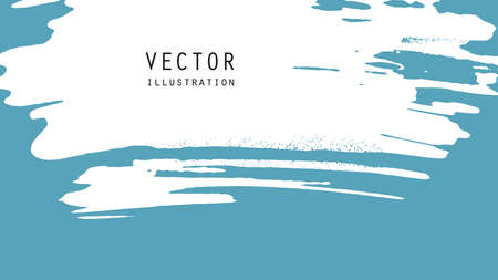 Abstract ink brush banners with grunge effect. Japanese style. Vector illustrationのイラスト素材