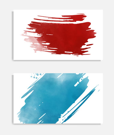 Watercolor card. Banner sale poster. Web banner element.のイラスト素材