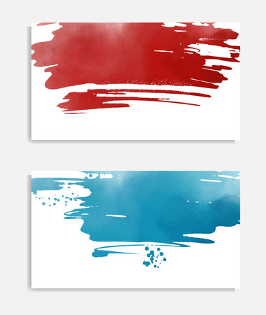 Watercolor card. Banner sale poster. Web banner element. Vector holiday illustration. Vector brush set. Watercolor style texture. Card design. Sale tag.のイラスト素材