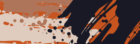 Design template. Design element. Summer background. Abstract grunge banner texture. Brush background. Simple surface pattern design. Grunge abstract pattern. Ink splatter.のイラスト素材