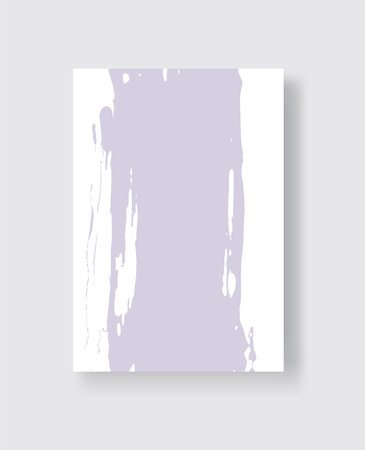 Abstract ink brush banners with grunge effect. Vector illustrationのイラスト素材