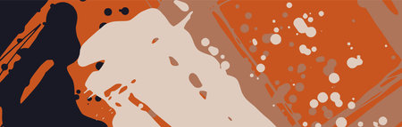 Design template. Design element. Summer background. Abstract grunge banner texture. Brush background. Simple surface pattern design. Grunge abstract pattern. Ink splatter.のイラスト素材