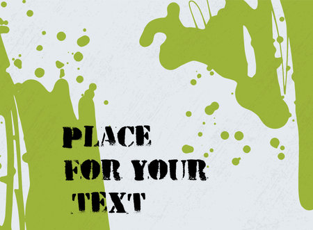 Abstract creative ink header. Hand Drawn textures made with ink. Vector illustrationのイラスト素材