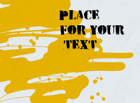 Abstract creative ink header. Hand Drawn textures made with ink. Vector illustrationのイラスト素材